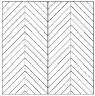 Stain Grade Flush Door Herring Bone Veneer