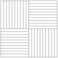 Stain Grade Flush Door Parquet Veneer