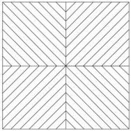 Stain Grade Flush Door Reverse Diamond Veneer